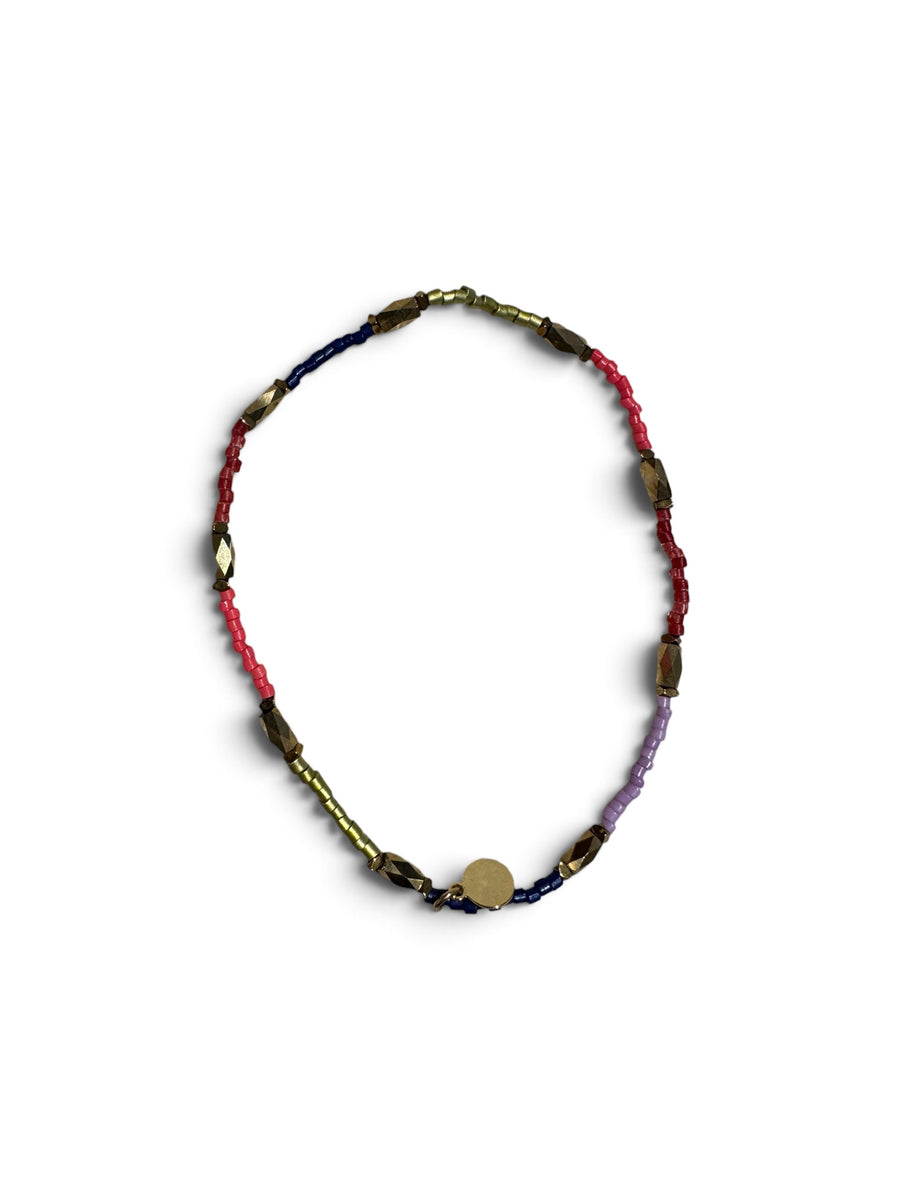 Perlenarmband Bunt