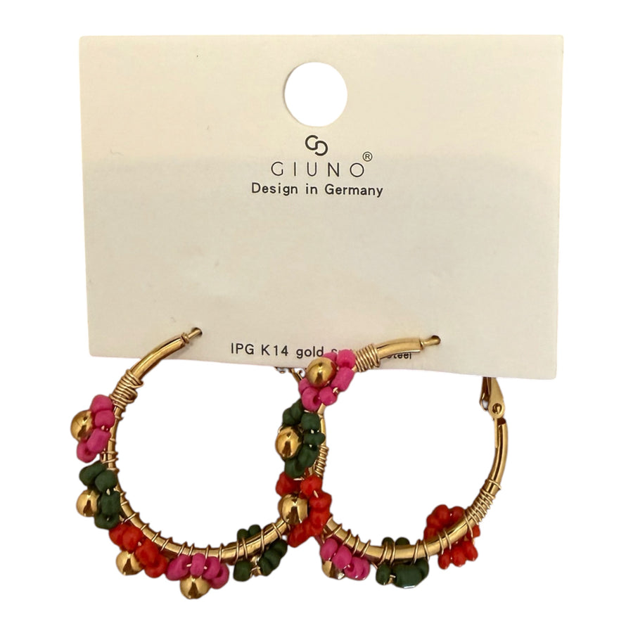 Boucles d'oreilles fleurs