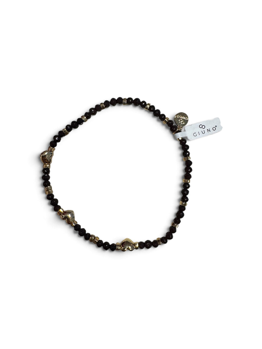 Perlenarmband mit Herz-Elementen