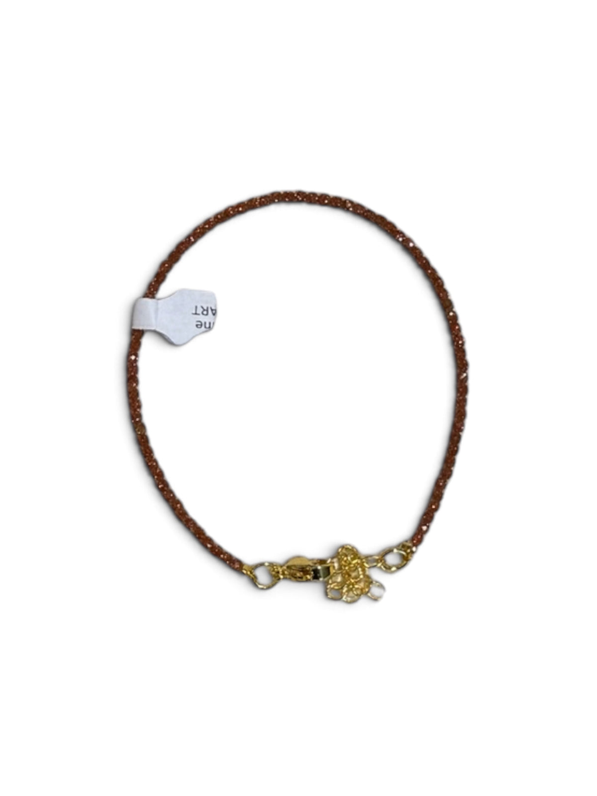 Perlenarmband in warmen Kupfertönen