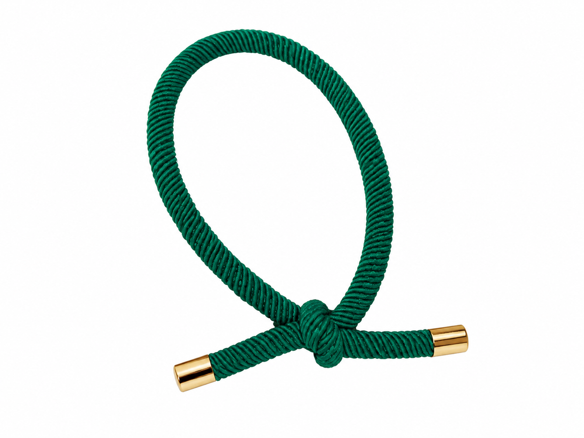 Textilarmband mit Knotendetail