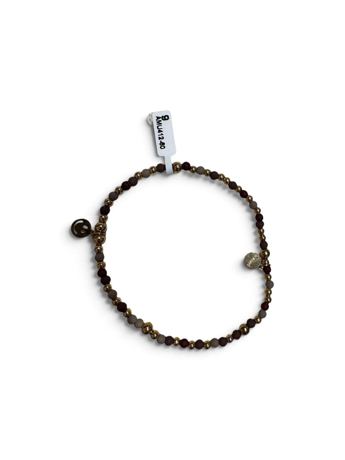 Perlenarmband mit Smiley-Anhänger
